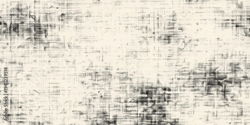 Vintage musical wallpaper features a seamless abstract grunge pattern on aged paper texture with antique vector design elements and retro line art backdrops