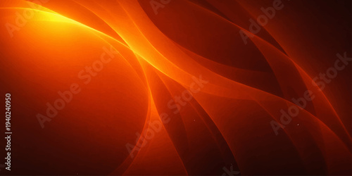 Vibrant abstract background featuring flowing orange and red waves with a glowing fire effect and motion blur textures for a dynamic energy wallpaper design