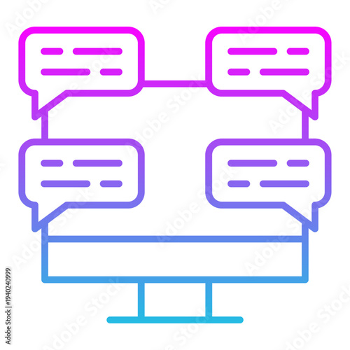 Desktop computer Icon