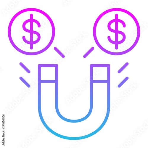 Money magnet Icon