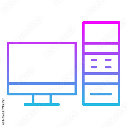 Desktop computer Icon