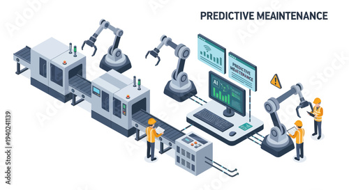 Industrial Automation and Predictive Maintenance in Modern Manufacturing.