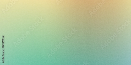 Noisy grain texture effect green and lime color gradient banner background. green grain texture background
