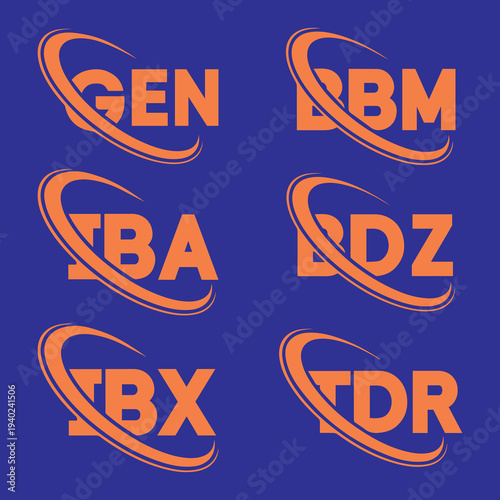 GQE BBP IBQ GQK IBW GQR BDA TDZ TDA GLE BDD GEH TDX IBD BBR GEK TDK DBE GER BDN letter logo design. Initials DBE logo linked with circle and uppercase monogram logo. DBE typography for technology.
