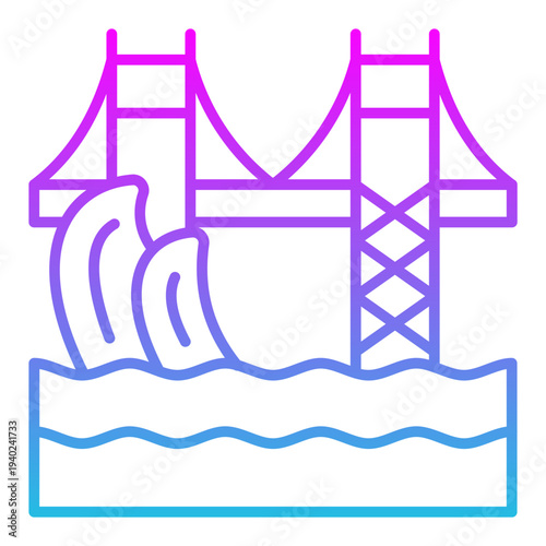 Bridge tsunami Icon