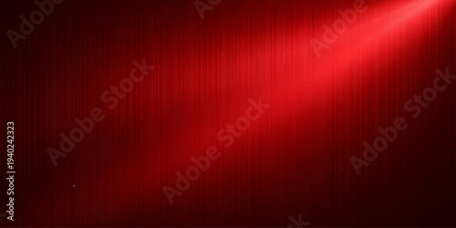 An abstract red background with lines featuring a dark velvet silk curtain texture and stage light effects for a cinema theater backdrop illustration vector
