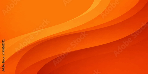 An abstract orange and yellow background featuring fluid waves and golden light gradients creates a vibrant vector art texture with hot fire motion and elegant curved lines for a modern wallpaper desi