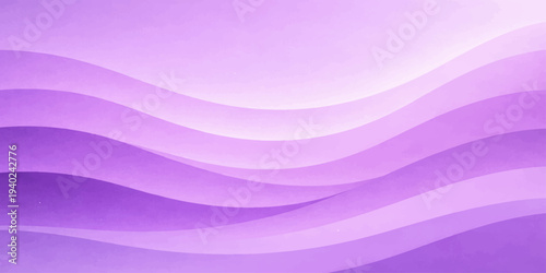 An artistic abstract wallpaper featuring smooth purple and pink waves with flowing light curves and a futuristic vector texture design