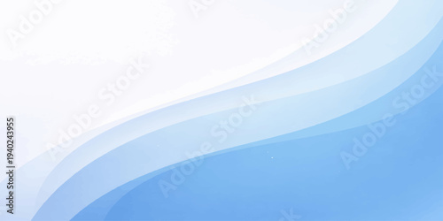 An abstract blue wave background featuring a flowing vector design with light curves and motion lines creates a modern business wallpaper texture