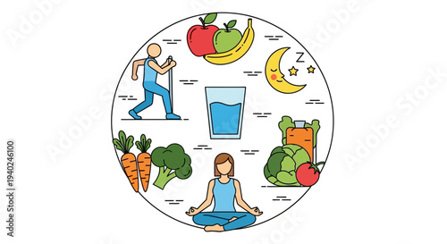 Celebrating World Health Day with yoga, exercise, nutrition, wellness, and mindfulness practices for a healthy lifestyle