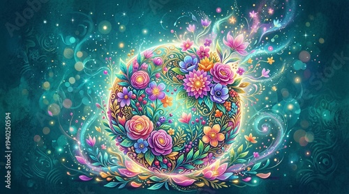abstract fractal background