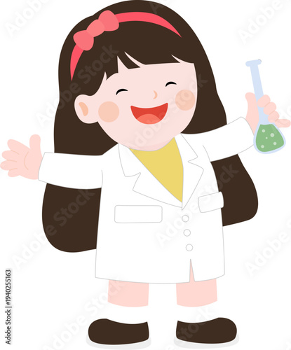 꼬마과학자여자