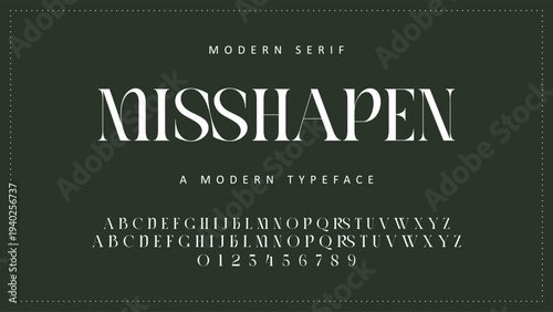 Elegant ligature alphabet letters font logo. Typography luxury classic lettering serif fonts decorative wedding vintage retro logos, design for fashion shop and brand vector illustration