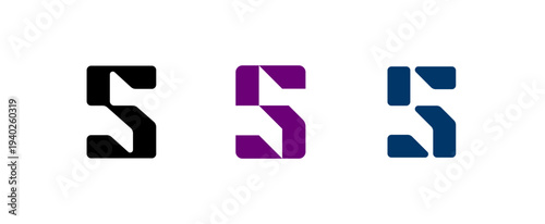 Number 5, digital numeral five, for your logo design, vector illustration 10EPS