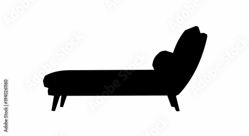 Armchair isolated on white background wooden furniture seat illustration