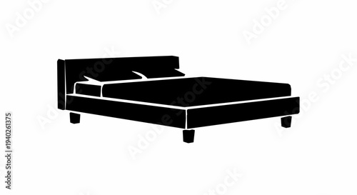 Black leather sofa isolated on white background interior furniture