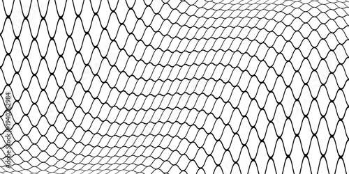 Wire mesh fence isolated on white background