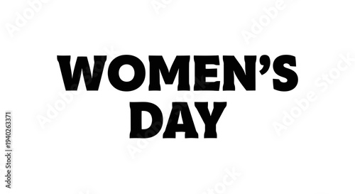 Celebrating women_s day with a simple yet bold graphic design element