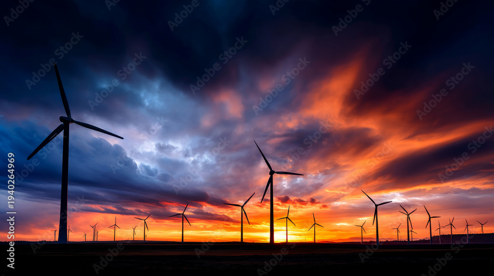 Obraz premium Planet Earth clean air and nature relying on renewable resources. Ecological concept of alternative sustainable energy for an ecologically clean planet. Concept of ecology and environmental protection
