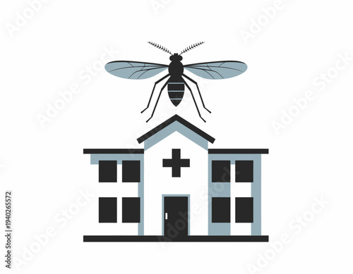 Mosquito infestation disrupting hospital services, pest control needed