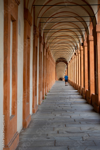 The Portico of San Luca (Portici di San Luca) leading to the Sanctuary of San Luca - longest portico in the world