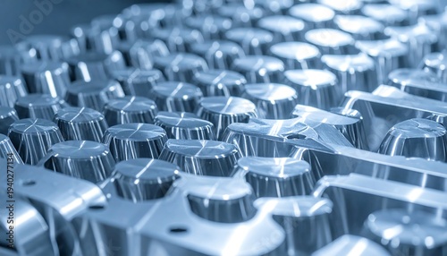 Precision Machined Metal Parts - A Study in Industrial Manufacturing.