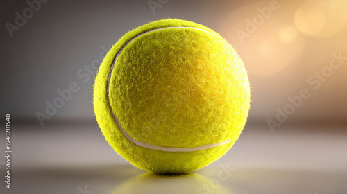 Tennis point. A tennis ball that hits the line earns a point. sports game, competition and great pastime for a healthy lifestyle