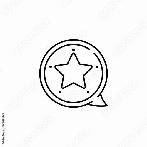 star rating review icon sign vector