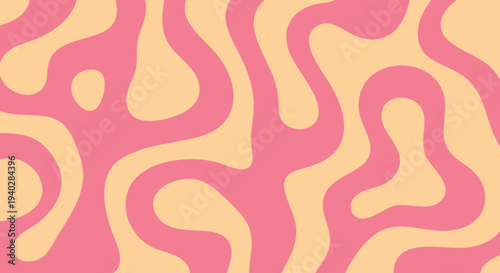 Abstract swirling pattern with shades of pink and pale yellow.