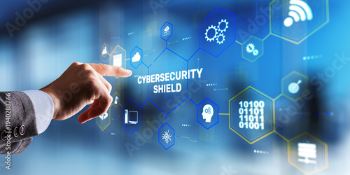 Cybersecurity shield solutions with AI-powered defense and real-time threat monitoring
