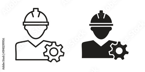 Civil Engineer icon. modern vector symbols set