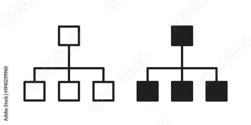 classification icon. modern vector symbols set