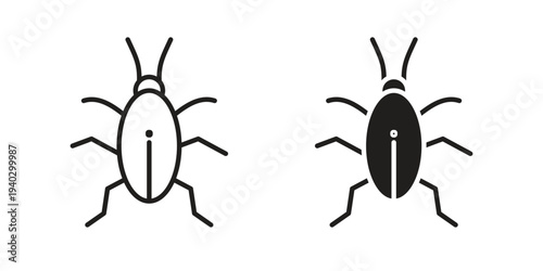 Cockroach icon. modern vector symbols set