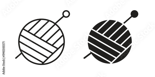 Crochet icon. modern vector symbols set
