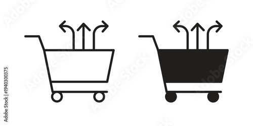 Cross sell icon. modern vector symbols set