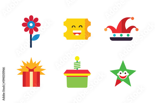 Title: April Fools Day Coloring Vector Bundle