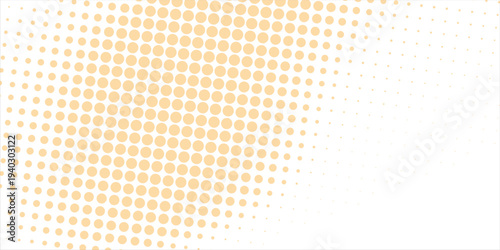 Dotted gradient vector illustration, yellow halftone background eps 10
