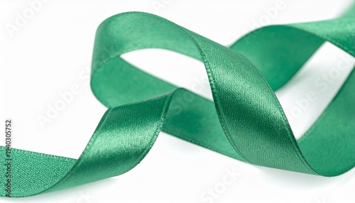Wallpaper Mural Prompt: Green Satin Ribbon Torontodigital.ca
