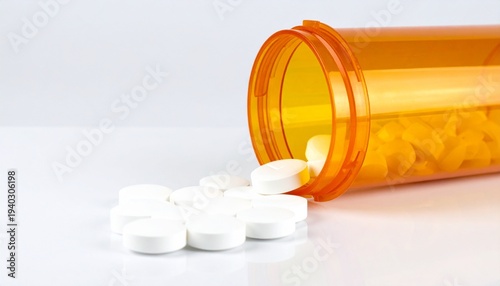 Wallpaper Mural  Orange Pill Bottle Spill Torontodigital.ca