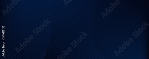 Bright navy blue dynamic abstract vector background with diagonal lines. Trendy classic color of 2021. 3d cover of business presentation banner for sale event night party. Fast moving soft shadow dots