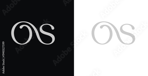 letter os or so logo icon design vector design template inspiration