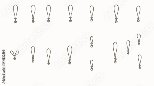 Collection of blank gift tags in various shapes and sizes