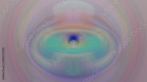 Vibrant abstract composition of scattered translucent swirling colors