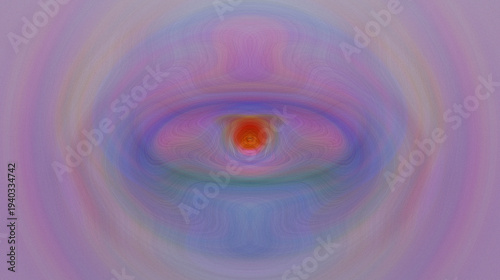 Vibrant Abstract Eye Composition colorful translucent