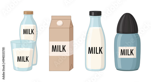 A collection of isolated cosmetic nail polish bottles featuring clean glass and plastic containers with caps set against a white background for a professional product display