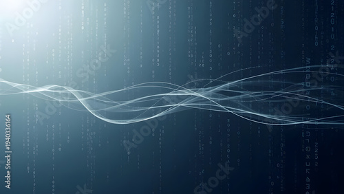 Data technology background.