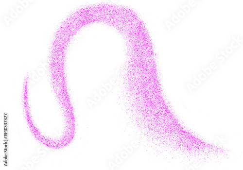 puple glitter wave light effect transparent illustration