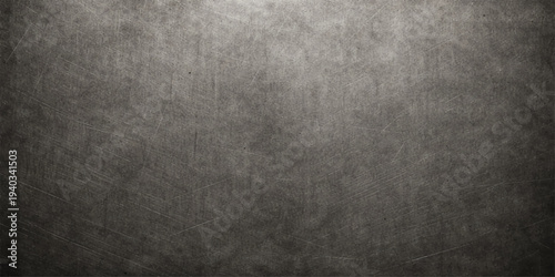 Dark grunge metal texture background with rough black wall surface pattern