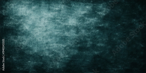 Dark blue grunge texture background with vintage wall pattern and copy space for design