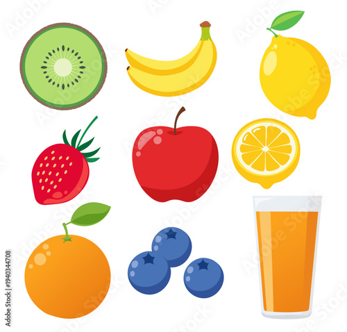 果物カットイラスト